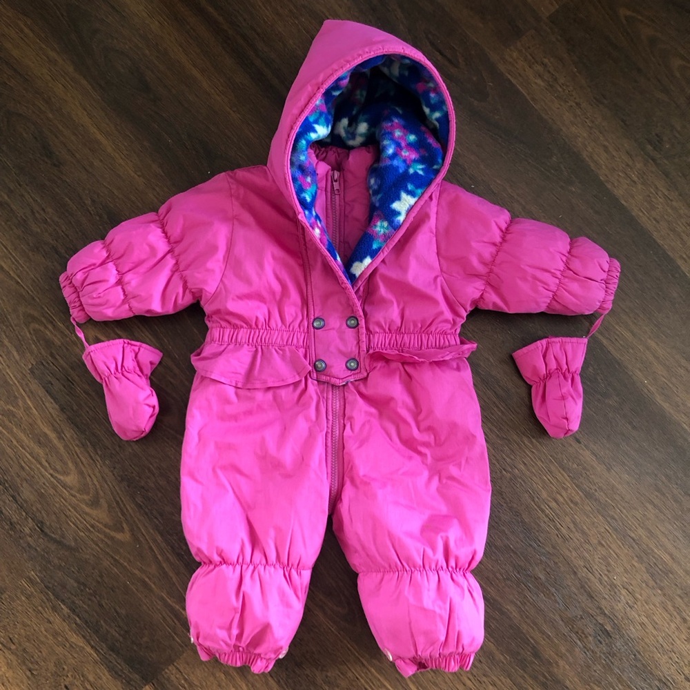 Vintage weathertamer toddler girls snow suit 18m